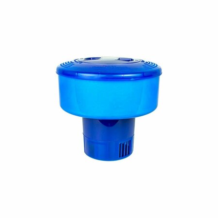 POOLMASTER 7 in. Dia. Collapsing Chlorine Dispenser, Blue PM32145